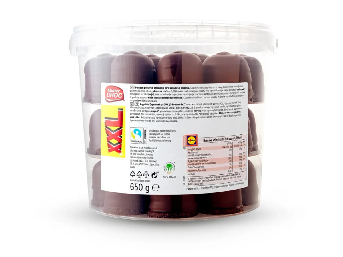 Mister Choc Pjenasti poljupci 650 g Akcija u trgovini Lidl