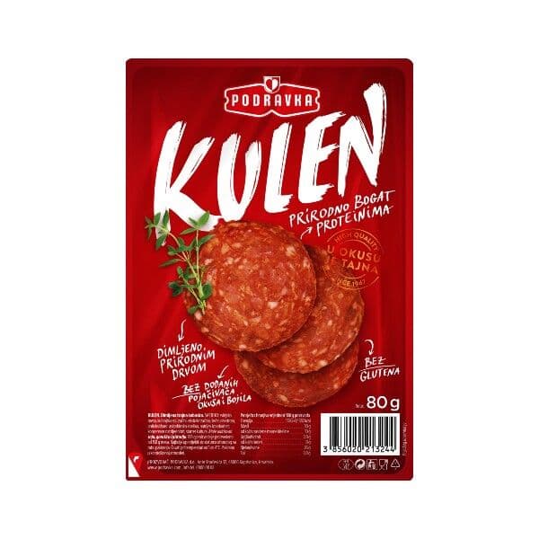 Podravka kobasica kulen, čajna 80 g Akcija u trgovini Bakmaz