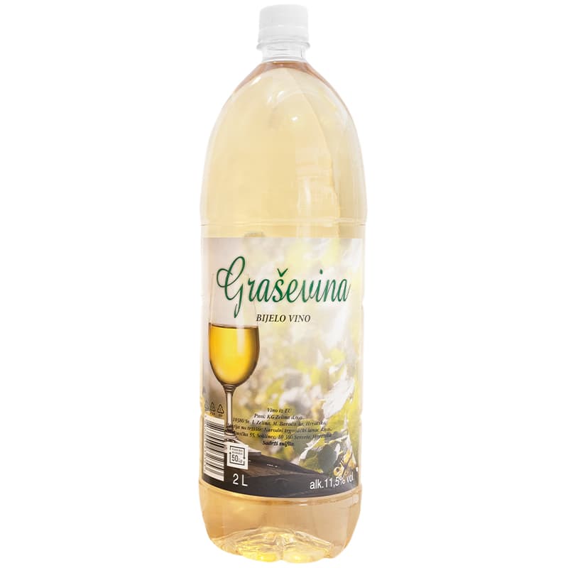 Kastelan vino Graševina 2 l Akcija u trgovini NTL