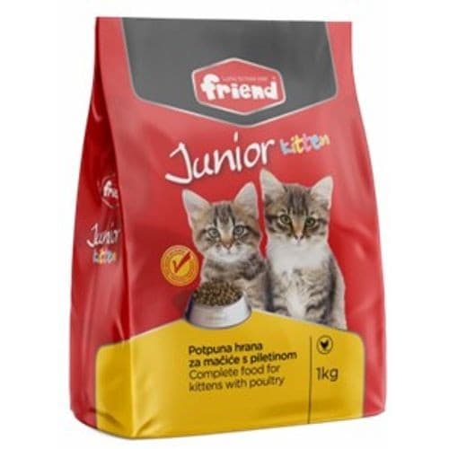 Friend hrana za mačke s piletinom junior kitten 1 kg Akcija u trgovini Pivac