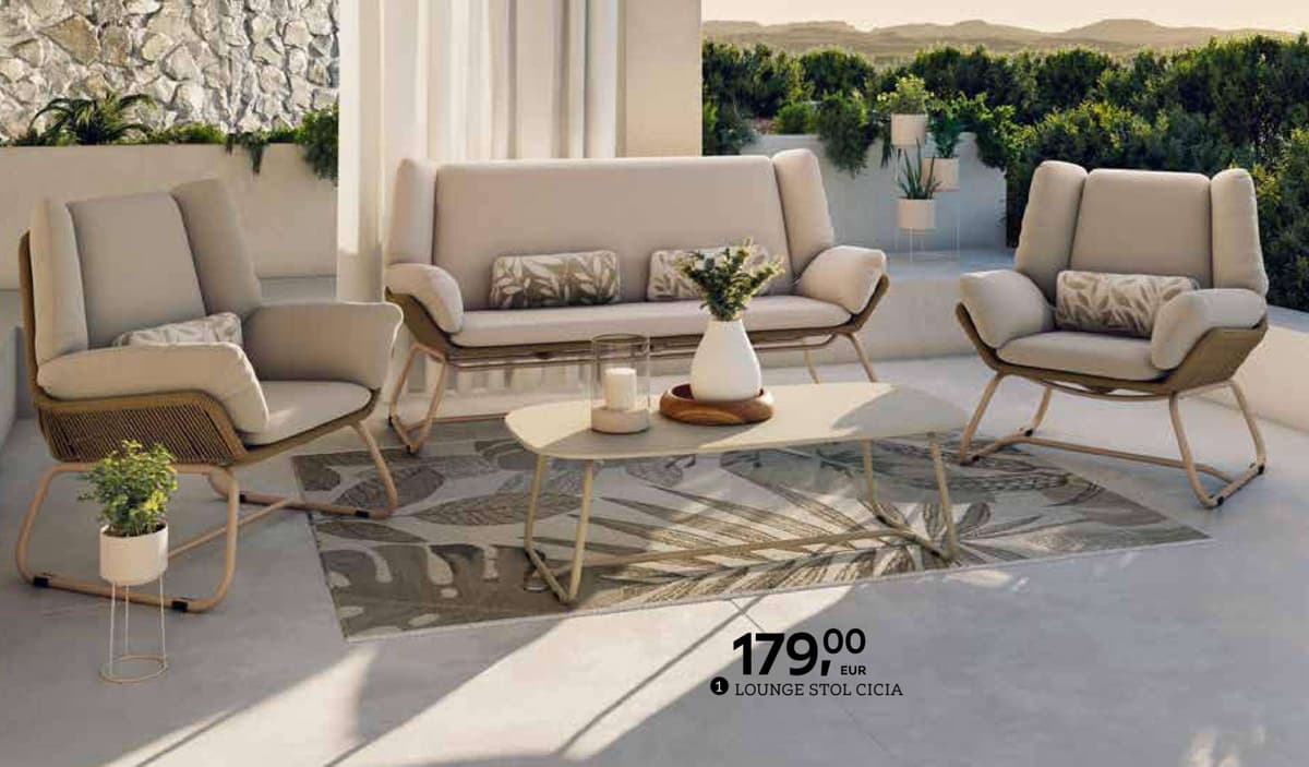 Lounge garnitura Cicia amalio Akcija u trgovini Lesnina