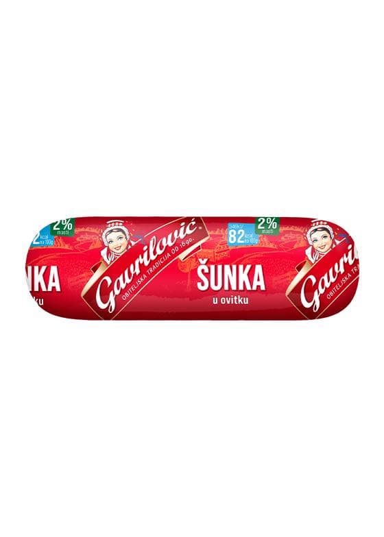 Gavrilović šunka u ovitku Akcija u trgovini Djelo