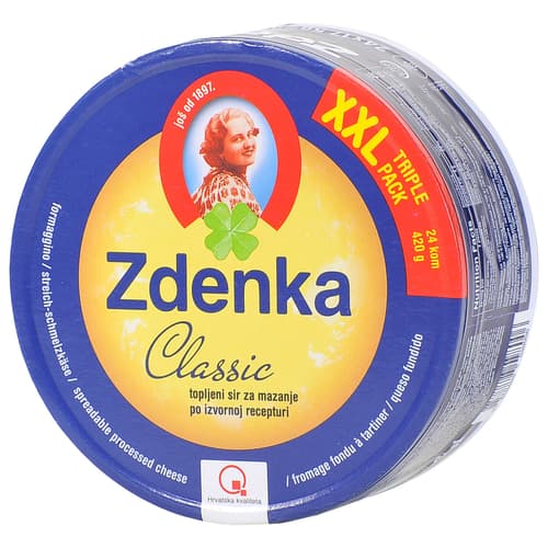 Topljeni sir Zdenka 420 g Akcija u trgovini KTC