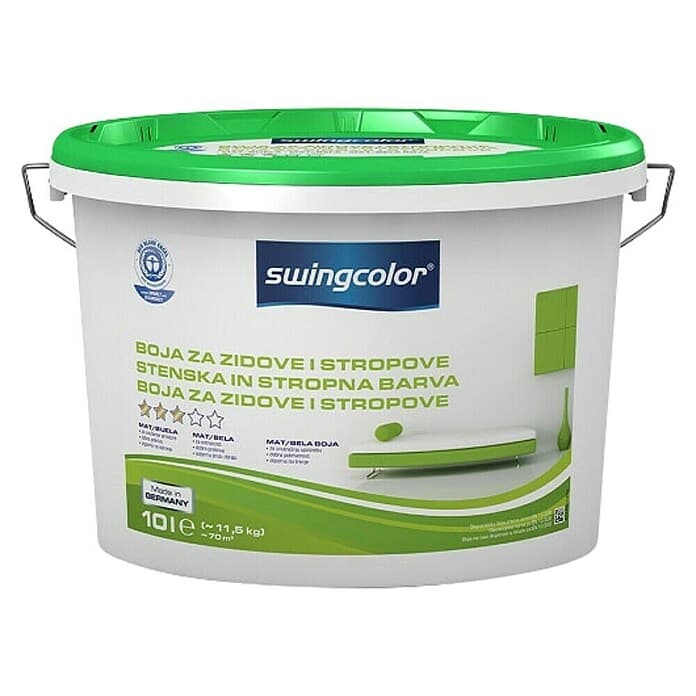 Swingcolor Mix boja za zidove i stropove Basis 2 ili 4 10 l Akcija u trgovini Bauhaus