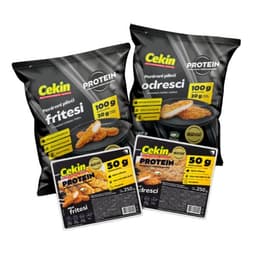 Panirani pileći protein fritesi ili odresci Cekin