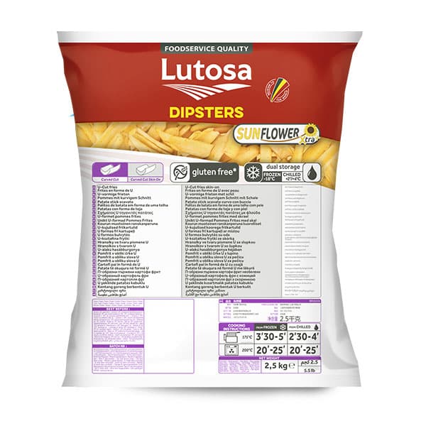 Lutosa Pommes Dipsters Skin Off 2,5 kg Akcija u trgovini Stanić Diskont
