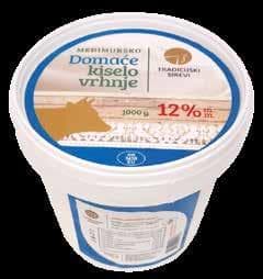 Domaće kiselo vrhnje 1 kg Akcija u trgovini KTC