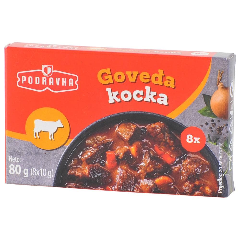 Podravka Goveđa/kokošja kocka 80g Akcija u trgovini Pivac