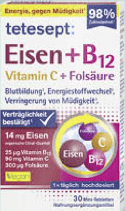 Tetesept željezo + B12 + C + folna kiselina