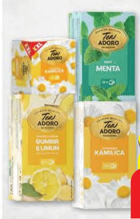 Tea Adoro čaj 20 - 80 g Akcija u trgovini Plodine