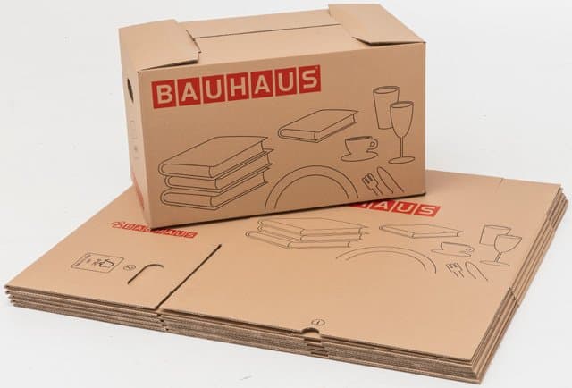 Kartonska kutija za knjige i posuđe d 58 x š 33 x v 33,5 cm, 64 l BAUHAUS Akcija u trgovini Bauhaus