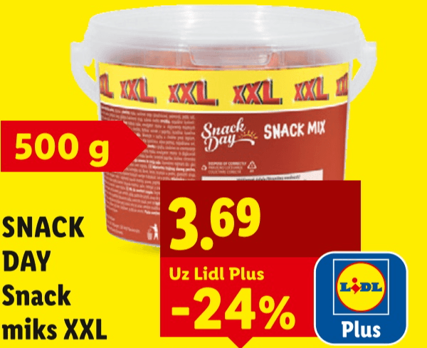 Snack Day snack miks 500 g Akcija u trgovini Lidl