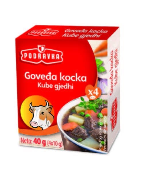 Podravka Kocka za juhu 4 x 10 g Akcija u trgovini Tommy