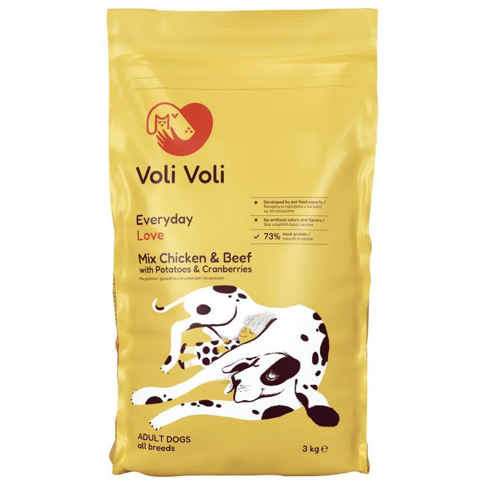 Voli Voli hrana za pse s govedinom i bučinim sjemenkama 3 kg Akcija u trgovini Pivac