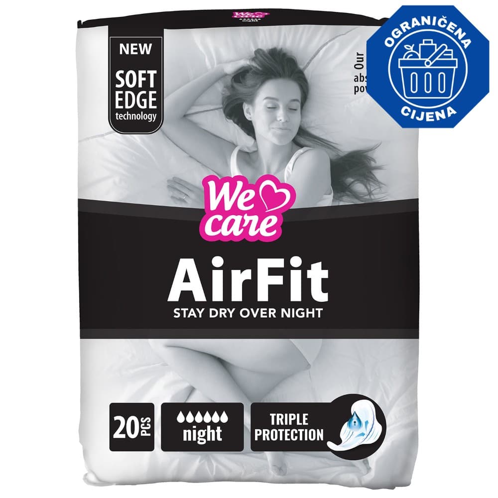 AirFit noćni ulošci 20/1 We care AirFit Akcija u trgovini Vrutak