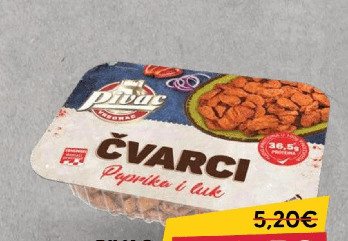 PIVAC Čvarci 200g Akcija u trgovini Pivac