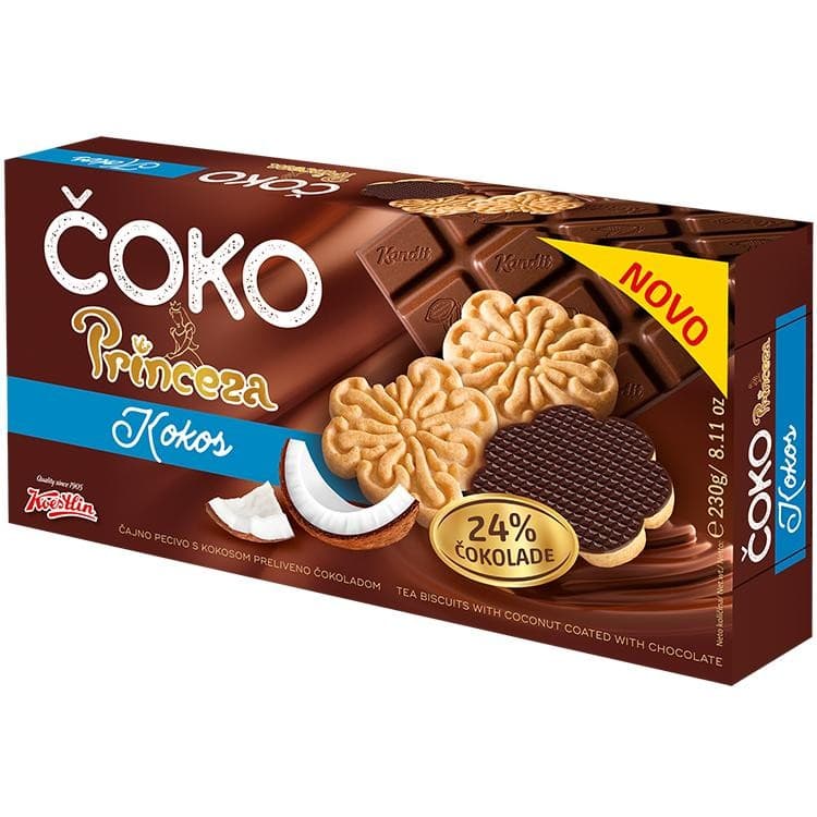 Princeza keks Čoko 230 g Akcija u trgovini Boso