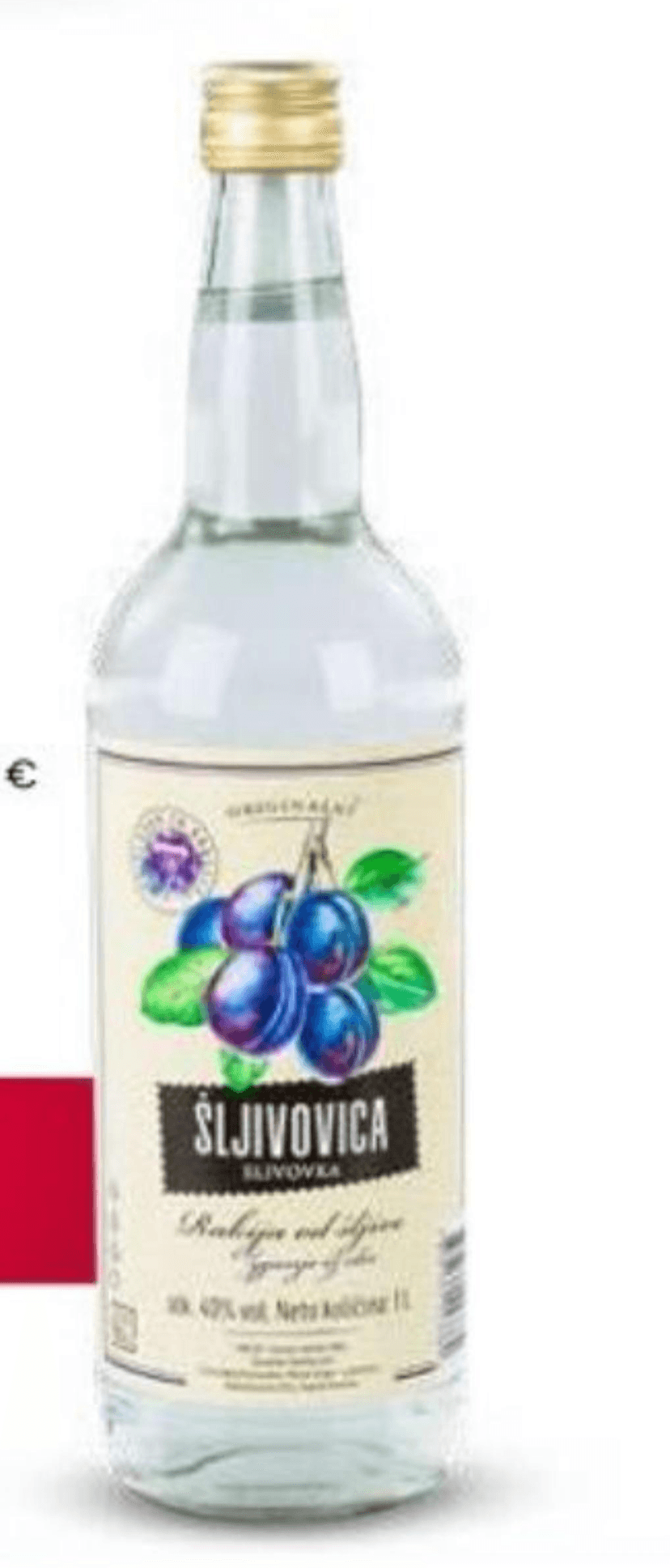 Rakija Šljivovica 1l: Akcija (Eurospin) 28.01