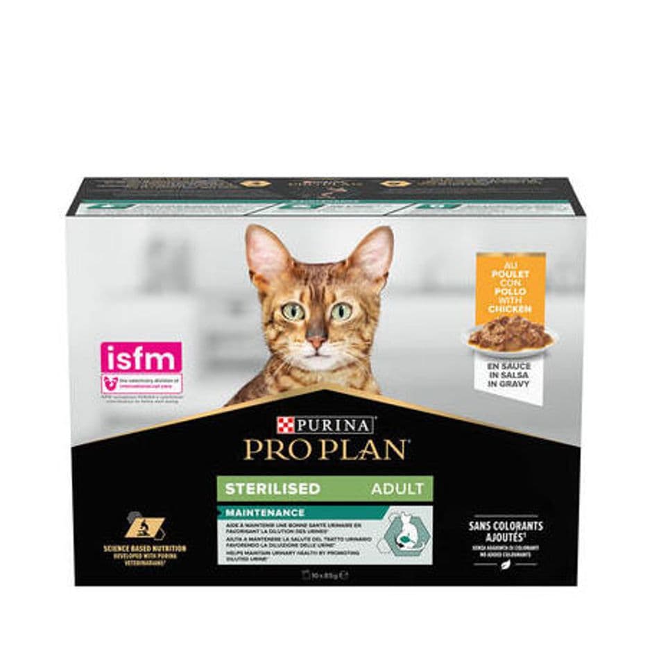 Purina Pro Plan Sterilised 10x85 g Akcija u trgovini Zoo City