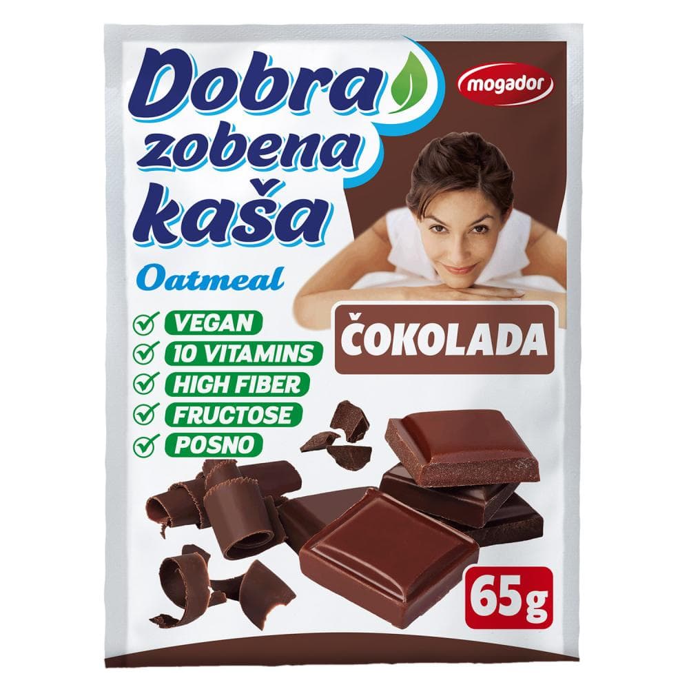 Dobra zobena kaša čokolada 65g Akcija u trgovini Bipa