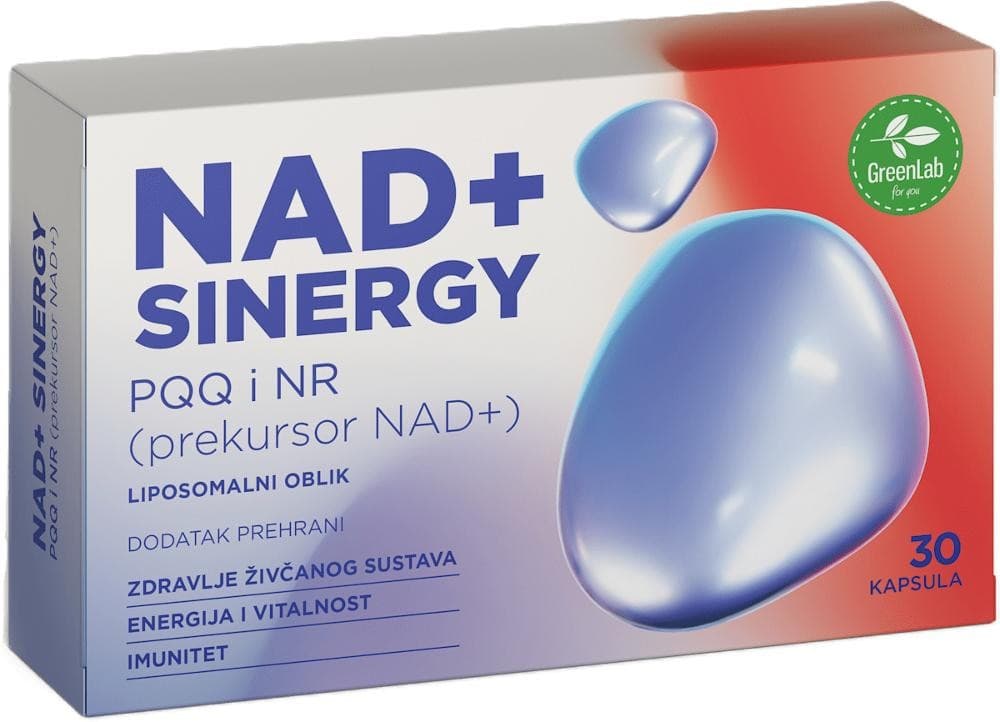 GreenLab NAD+ Synergy 30 kapsula Akcija u trgovini Dm