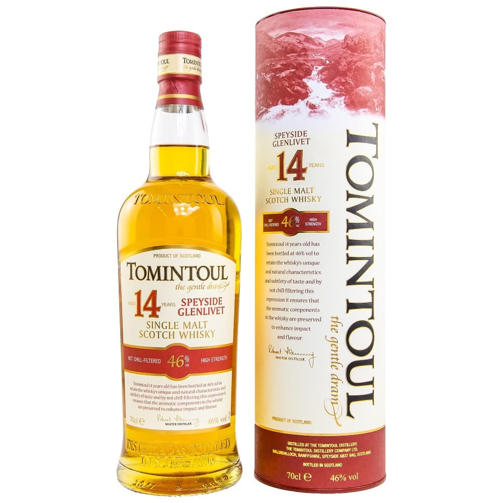 Tomintoul 14 Years Old Single Malt Scotch Whisky 0,70 L Akcija u trgovini Vrutak