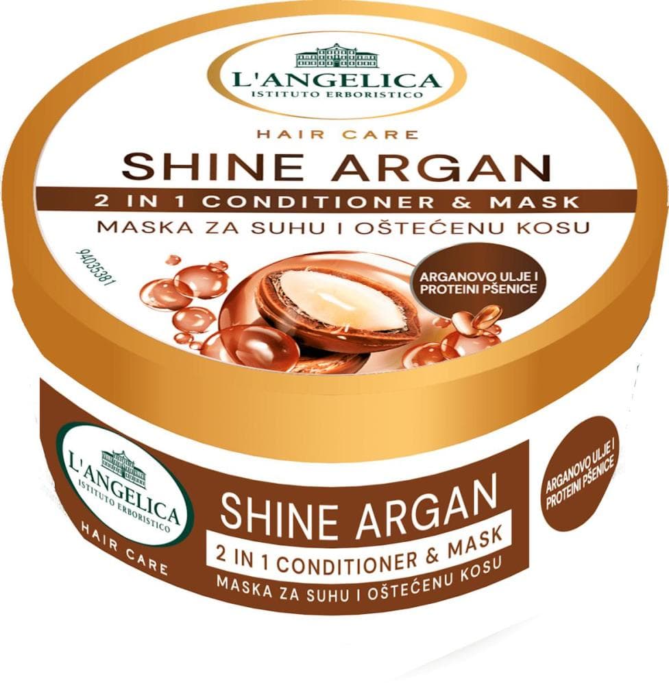 L'Angelica Shine Argan maska za kosu 300 ml Akcija u trgovini Dm