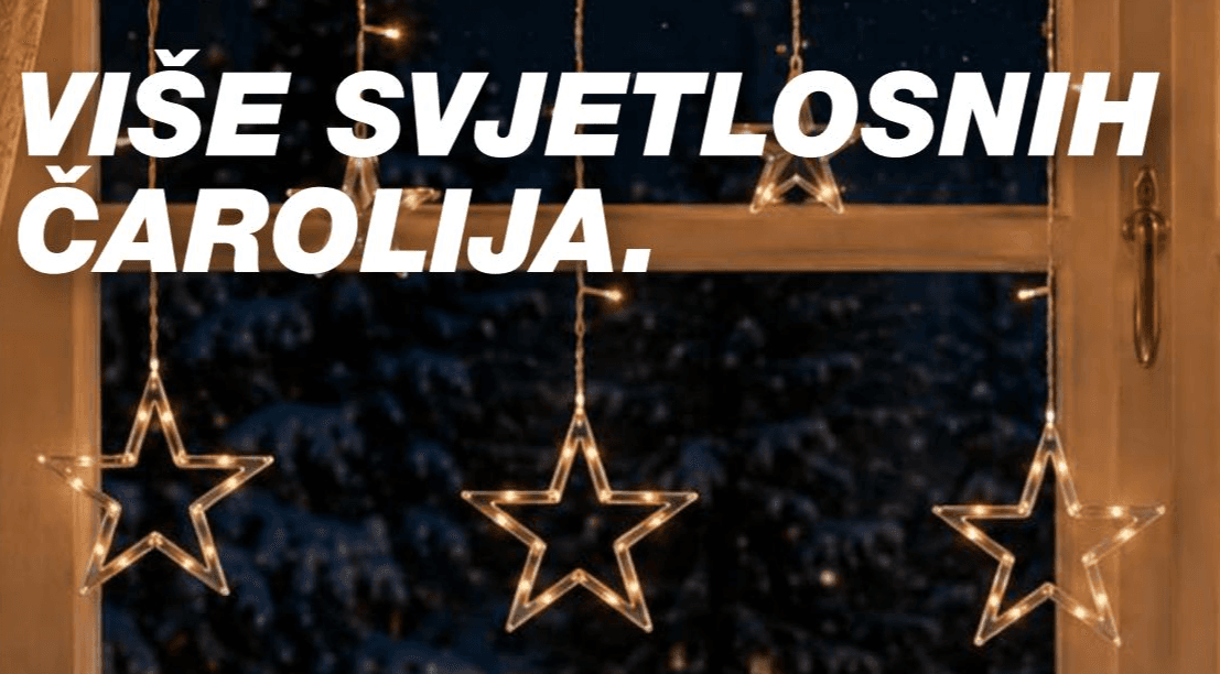 LED zavjesa sa zvijezdama Akcija u trgovini Kik