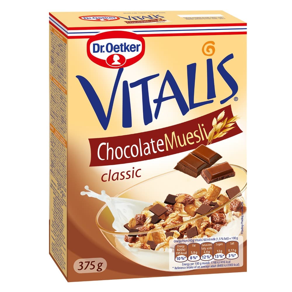 Dr. Oetker Vitalis čokoladni muesli classic 375 g Akcija u trgovini Studenac