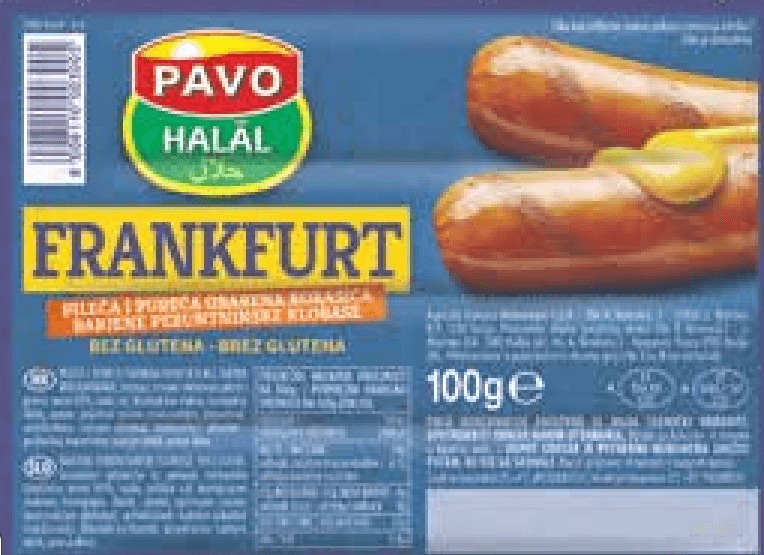 Aia Hrenovke Frankfurt 100 g Akcija u trgovini KTC