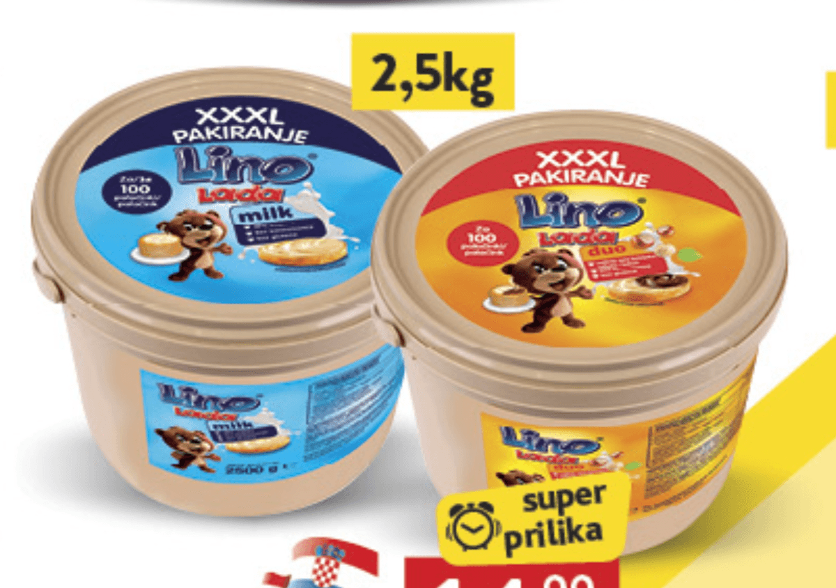 Lino Lada namaz 2.5 kg Akcija u trgovini Konzum