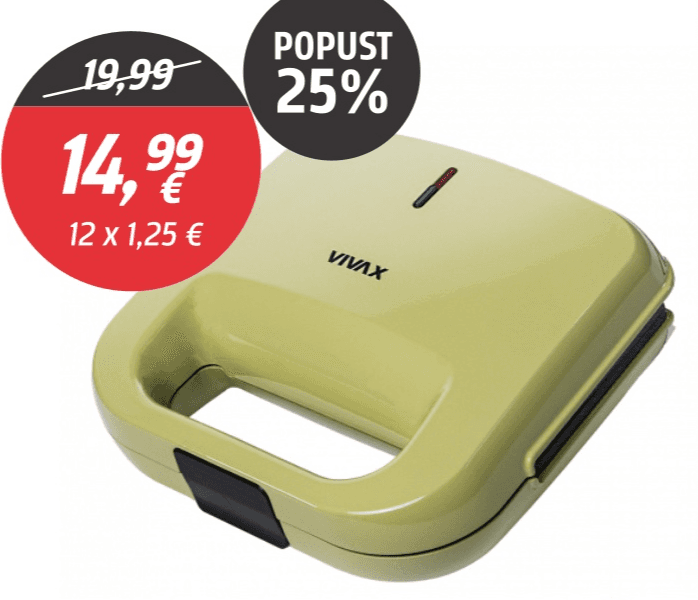 Toster Vivax Home TS-7504G Akcija u trgovini Centar Tehnike