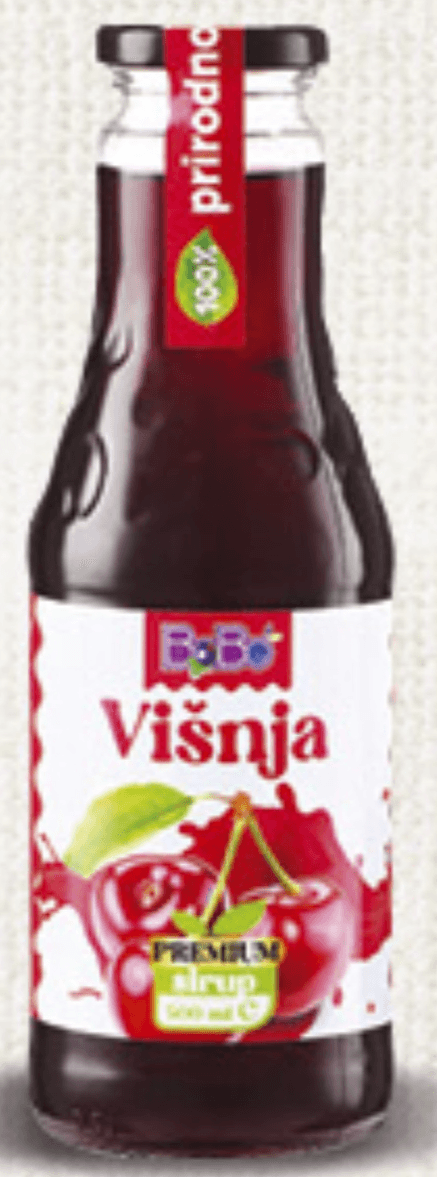 Bobo sirup višnja 0,5 l Akcija u trgovini Konzum