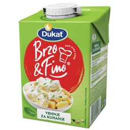 Brzo & Fino, Dukat Vrhnje za kuhanje