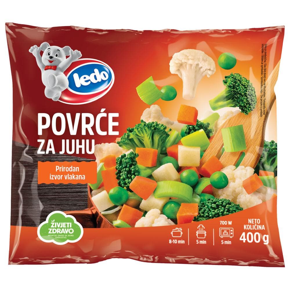 Ledo Carska mješavina ili miješano povrće za juhu 400 g Akcija u trgovini KTC