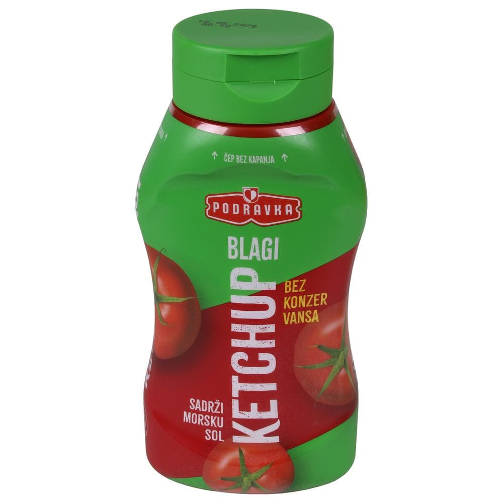 Podravka ketchup blagi 500 g Akcija u trgovini Djelo