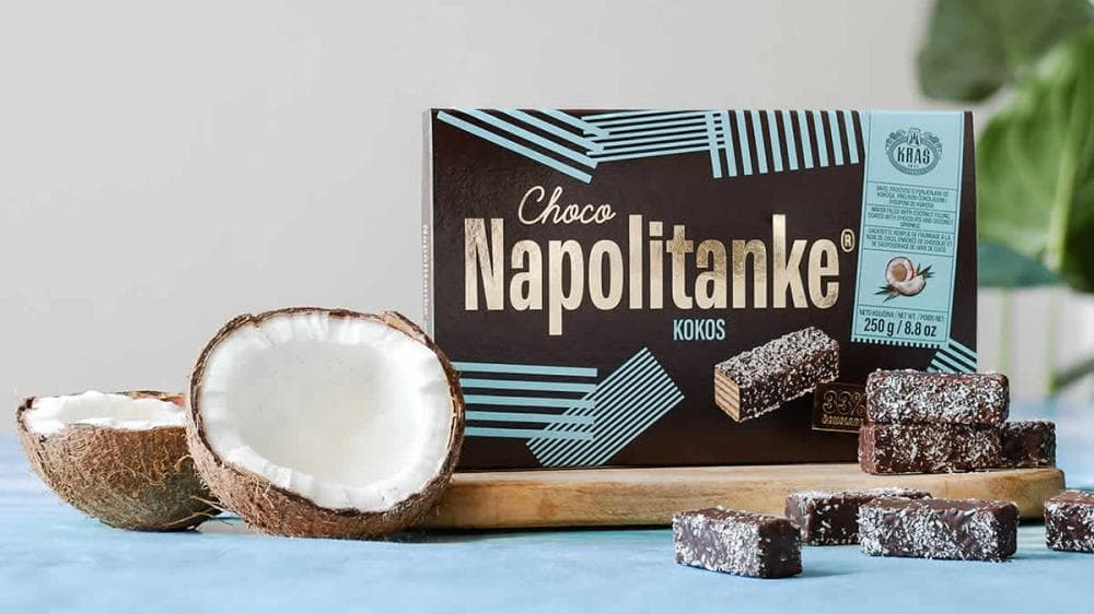 Kraš Choco coconut napolitanke 215 g Akcija u trgovini Bakmaz