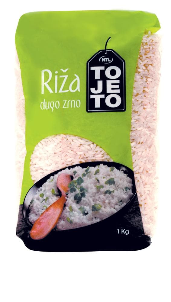 Riža dugo zrno ToJeTo 1 kg Akcija u trgovini NTL