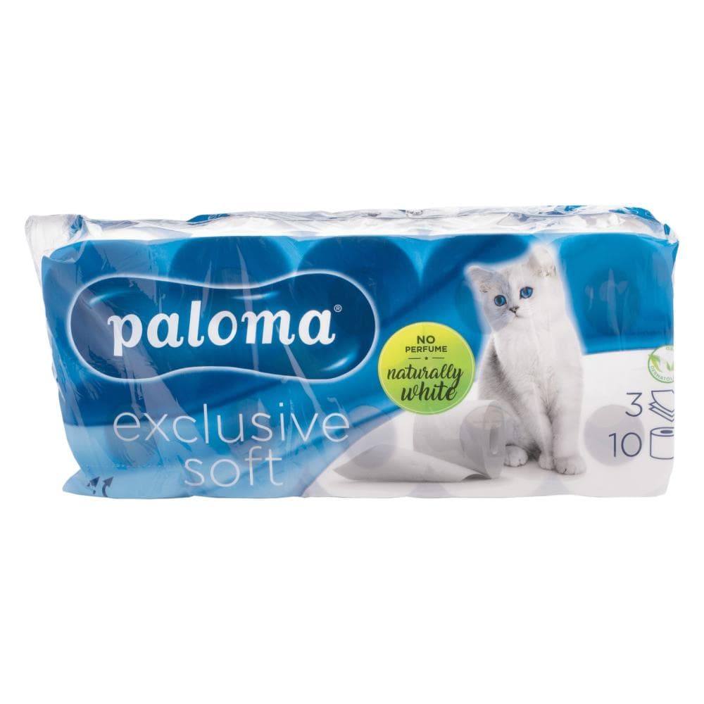 Paloma sensitive toaletni papir 10 rola Akcija u trgovini Bakmaz