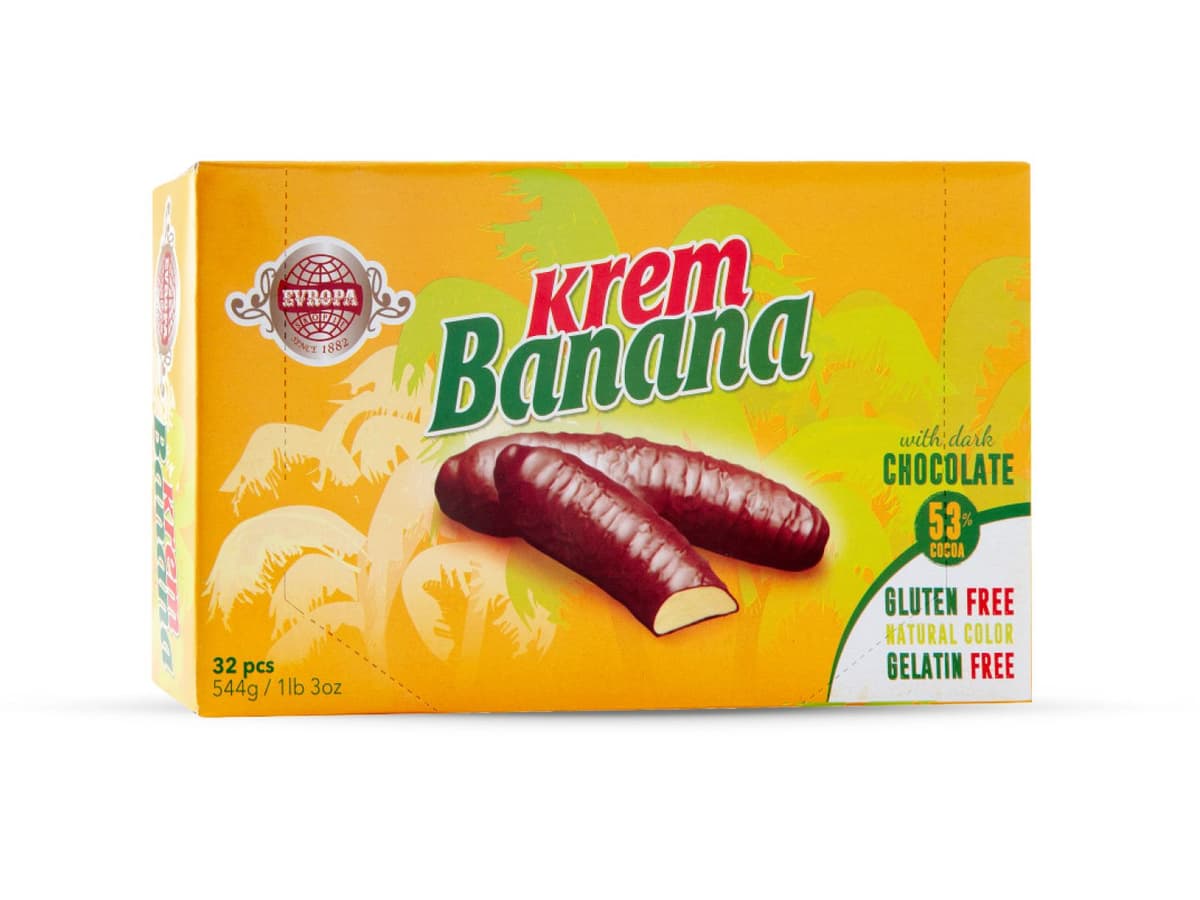Evropa čokoladne bananice 544 g Akcija u trgovini Lidl