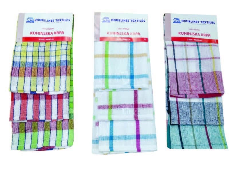 Homelines Textiles kuhinjska krpa 100% pamuk set 2/1, 40 x 60 cm Akcija u trgovini Tommy