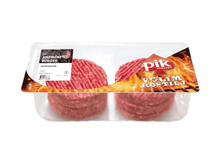 Američki burger Pik 400 g Akcija u trgovini Djelo