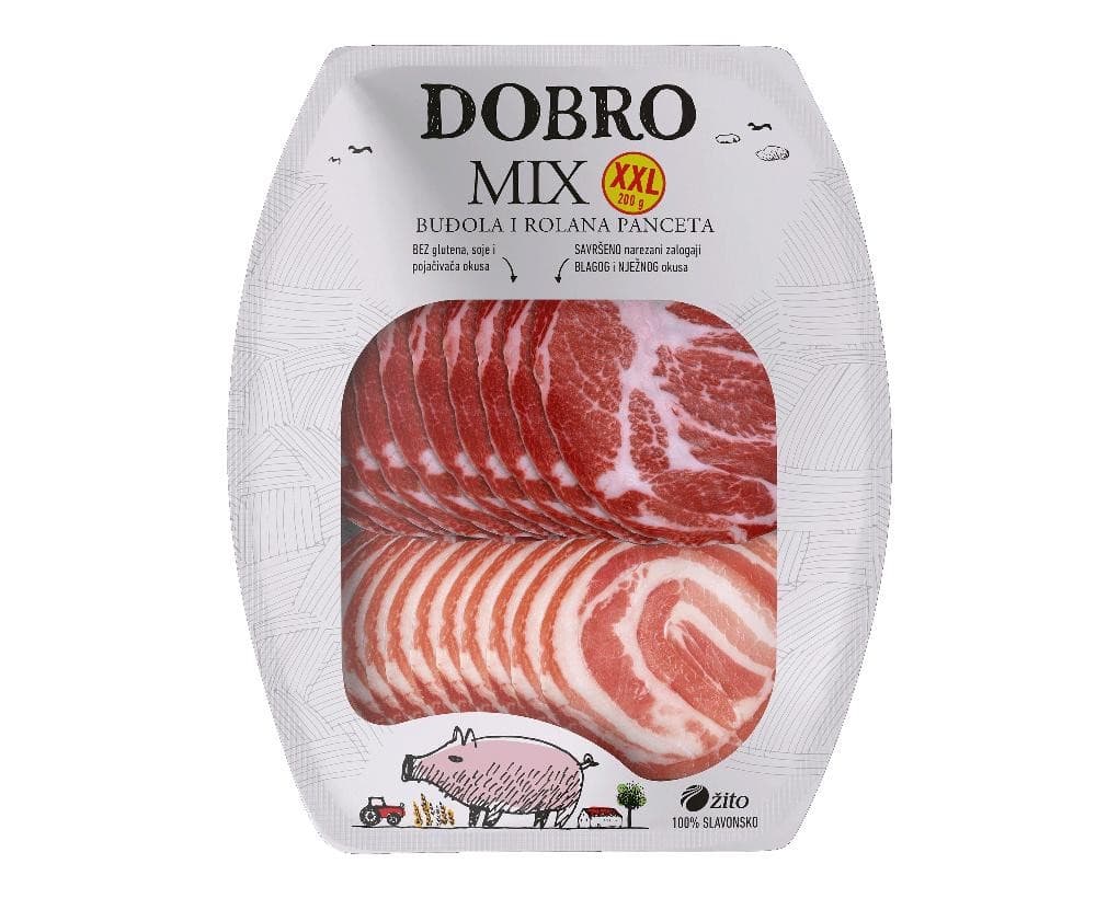 Dobro, Žito Budola + panceta rolana ili Slavonico narezak 200 g Akcija u trgovini Tommy
