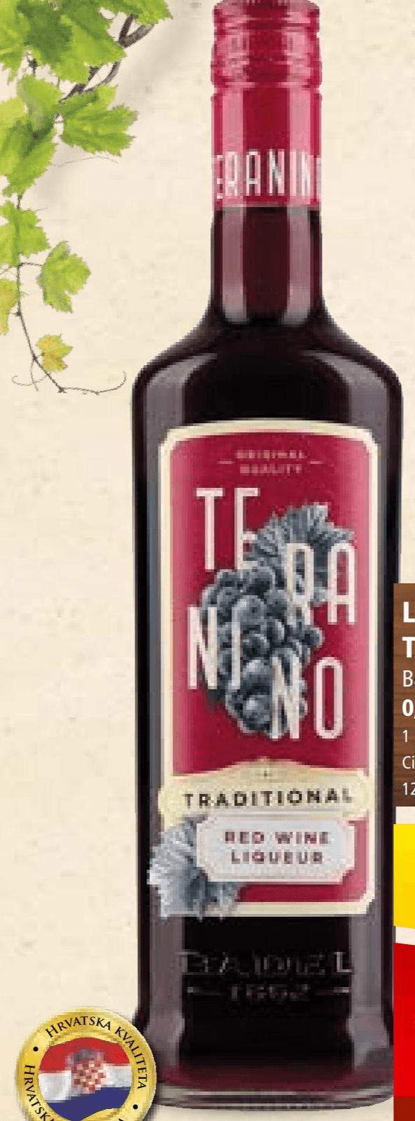 Teranino Badel 0,7 l Akcija u trgovini KTC