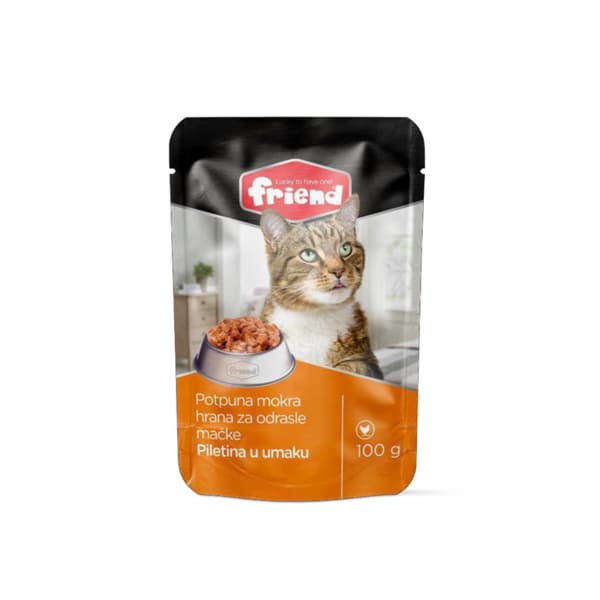 FRIEND Hrana za mačke/mačiće s piletinom 100g Akcija u trgovini Pivac