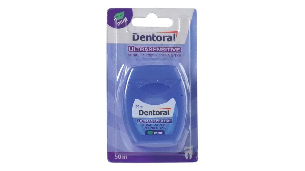 Dentoral konac za zube ultrasensitive 50m Akcija u trgovini Konzum