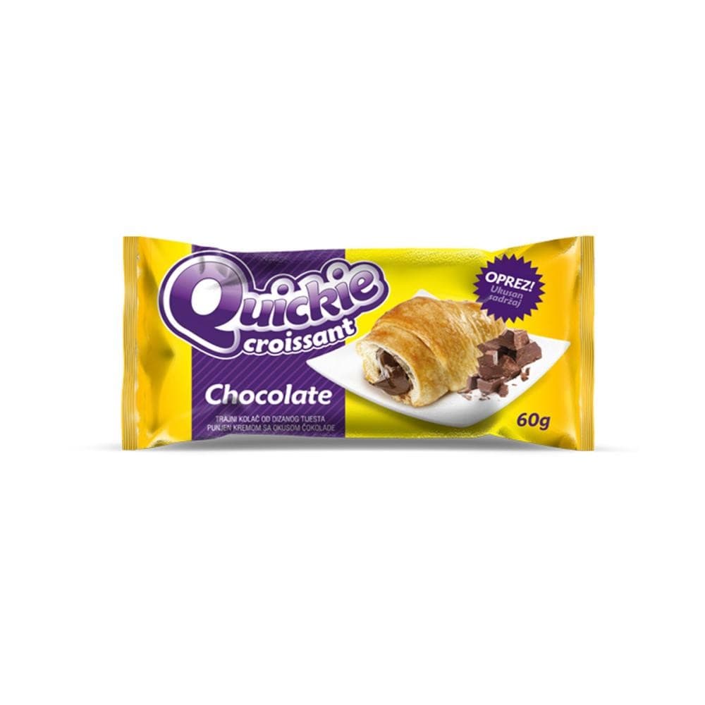 Croissant 4family chocolate 5/1 250 g Quickie Akcija u trgovini Pivac