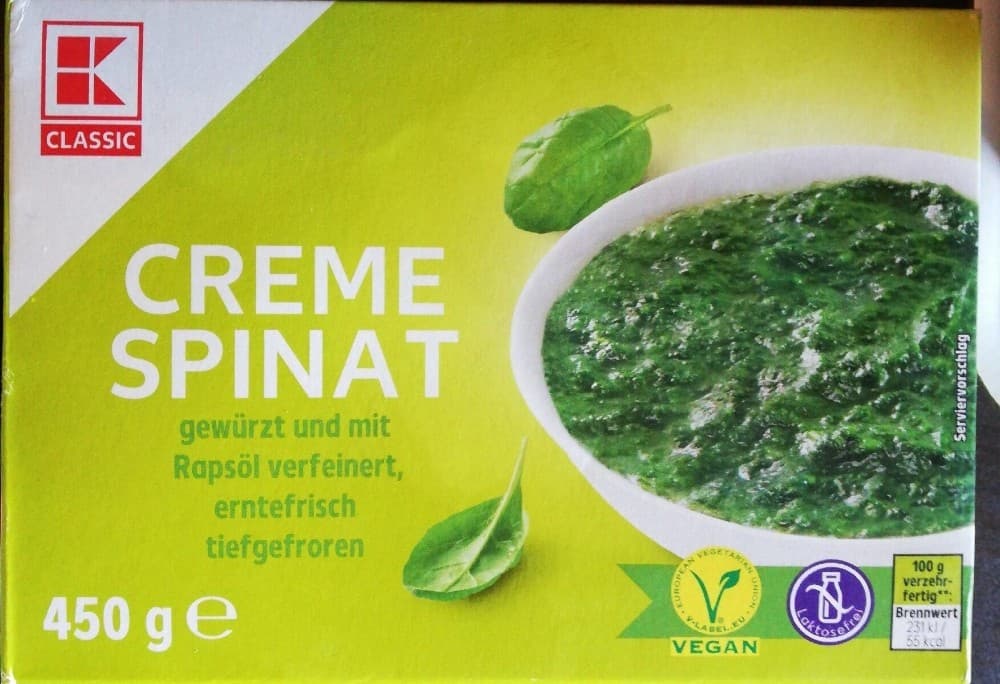 Špinat kremasti 450 g Classic Akcija u trgovini Kaufland