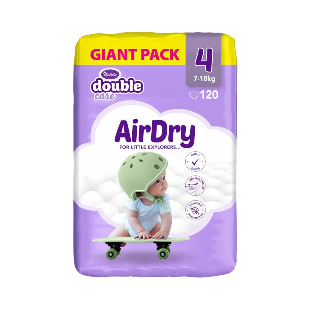 Dječje pelene Violeta Giant pack 120 kom Akcija u trgovini KTC