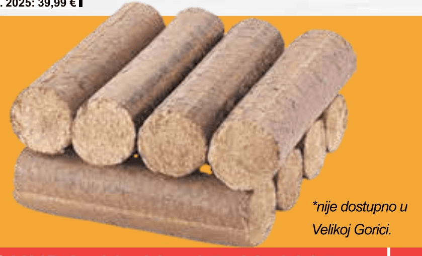 Briket 10 kg Akcija u trgovini KTC